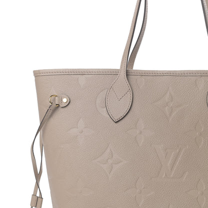 Louis Vuitton Empreinte Monogram Giant Neverfull MM Tourterelle 8 of 11