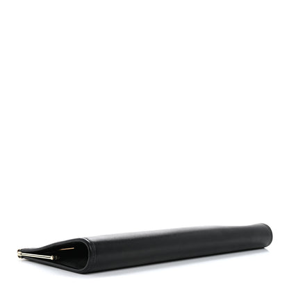 Christian Dior Calfskin Metal Frame Clutch Black 4 of 13