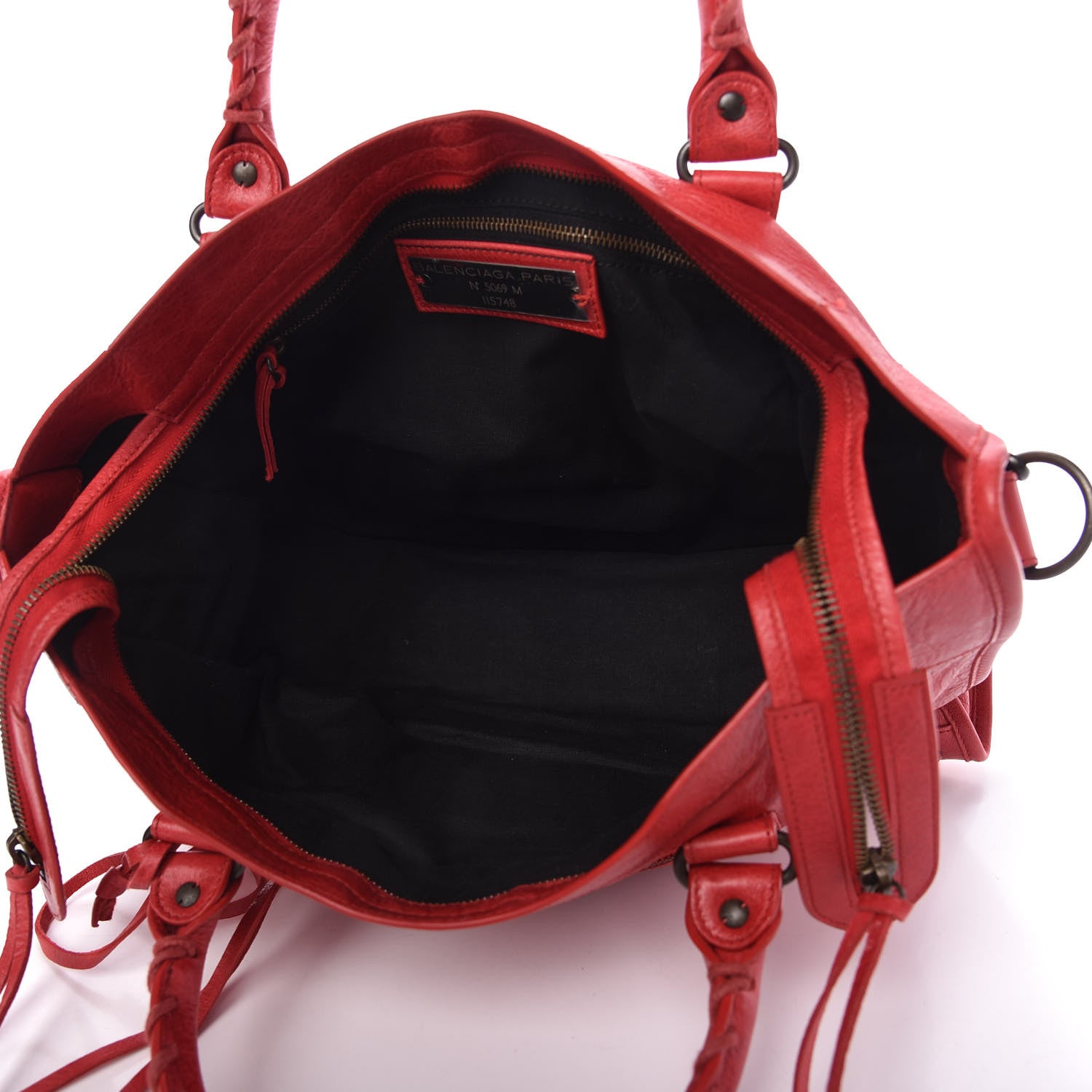 Balenciaga Agneau Classic Hardware City Rouge Coquelicot 5 of 9