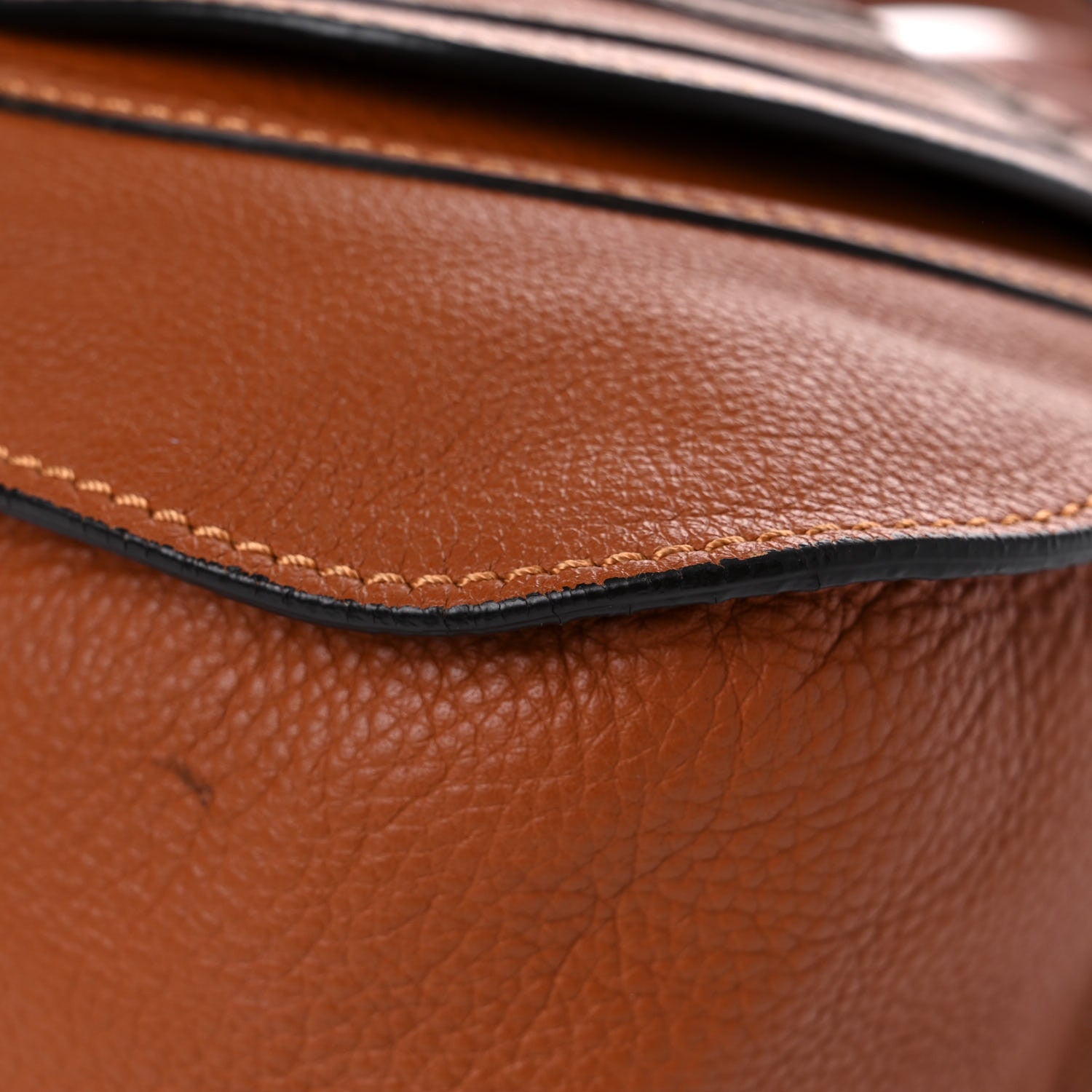 Chloe Calfskin Medium Marcie Satchel Tan 9 of 18