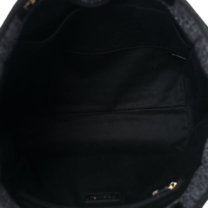 Chanel Lurex Boucle Small Deauville Tote Black 5 of 10