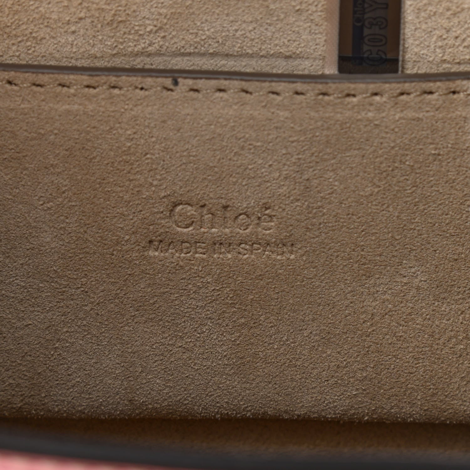 Chloe Suede Calfskin Mini Faye Bracelet Bag Washed Pink 6 of 13
