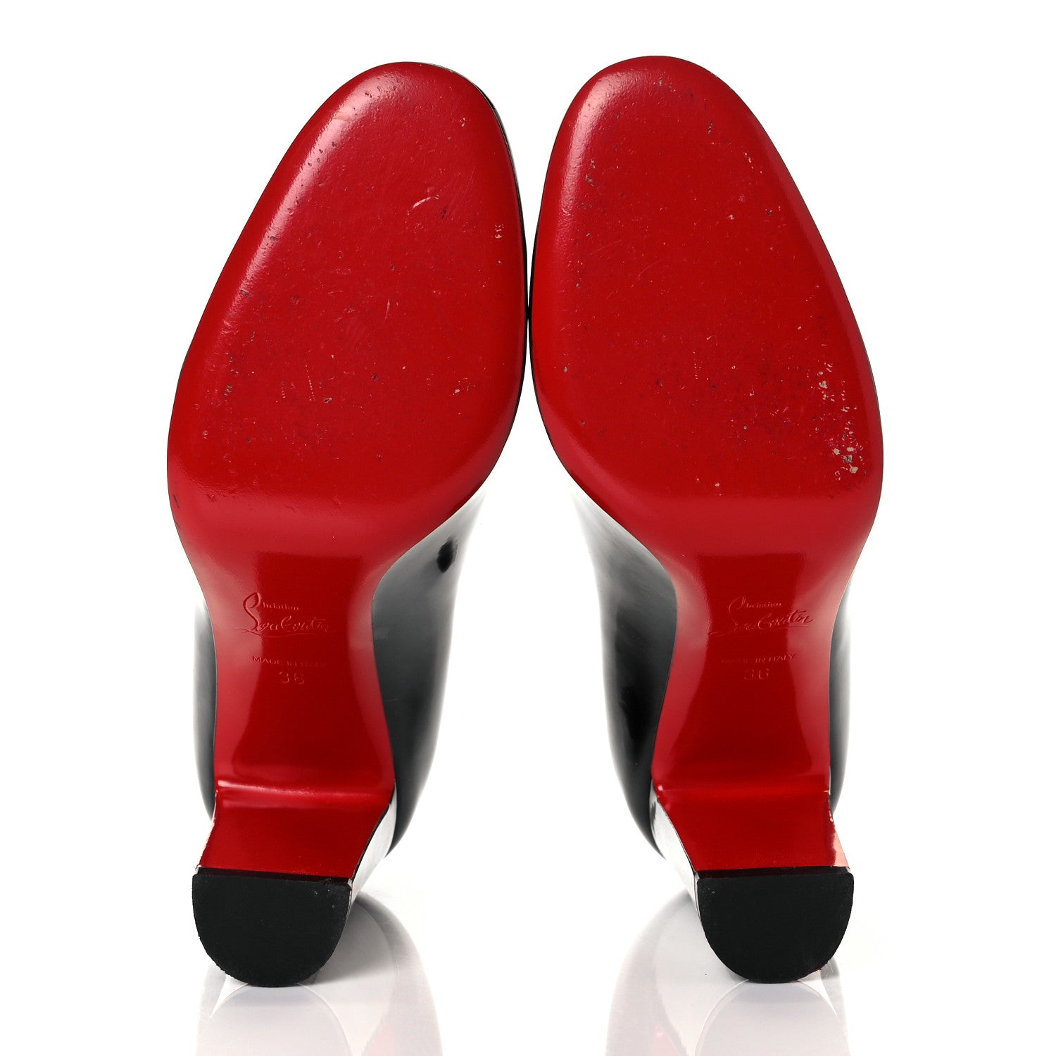 Christian Louboutin Patent Lady Gena 85 Pumps 36 Black 10 of 16