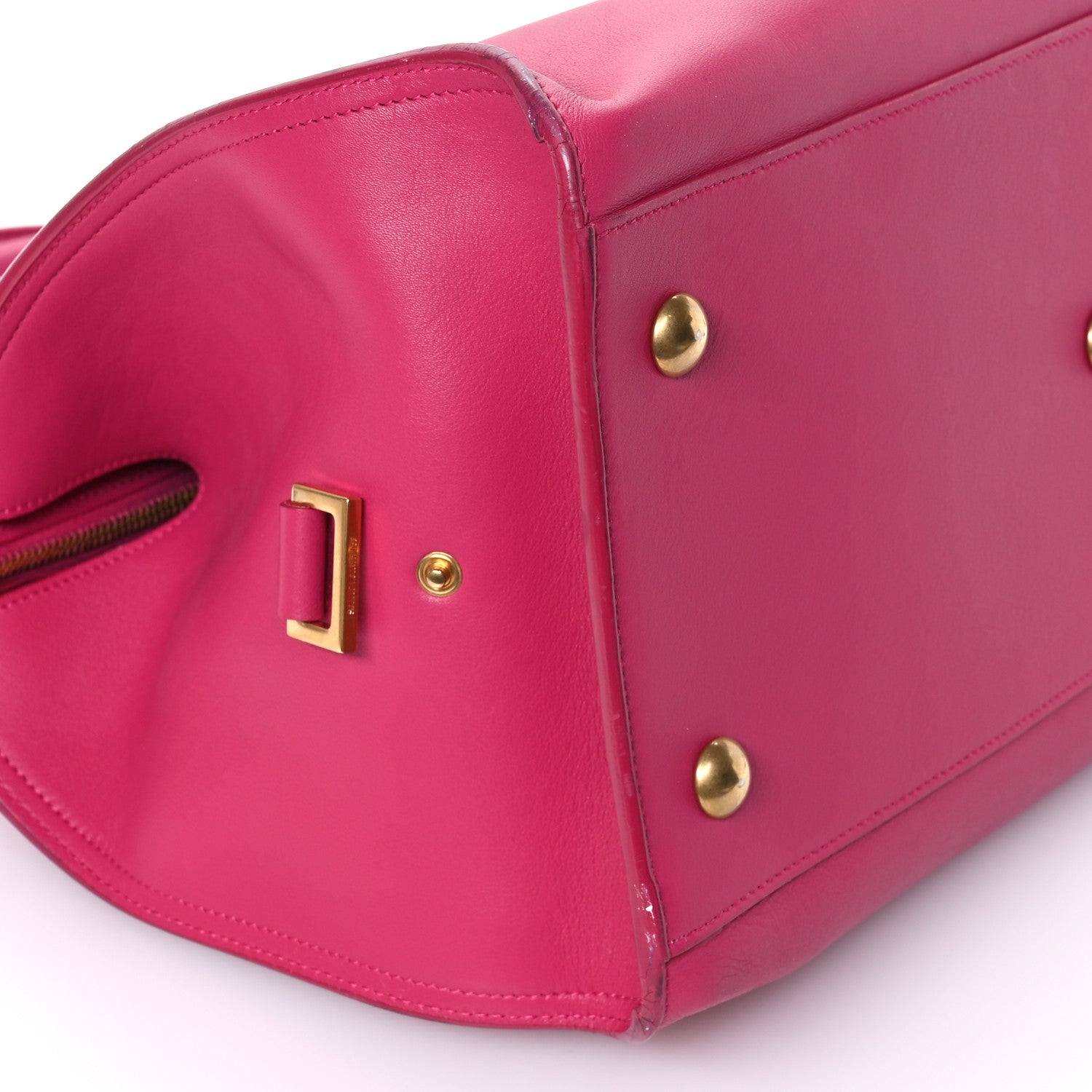 Saint Laurent Calfskin Medium Classic Y Cabas Fuchsia 8 of 11