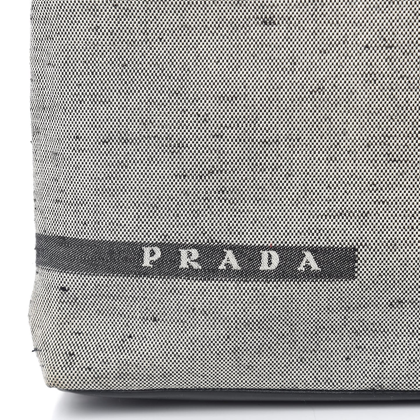 Jacquard Logo Tote Black