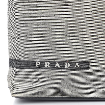 Prada Jacquard Logo Tote Black 9 of 9
