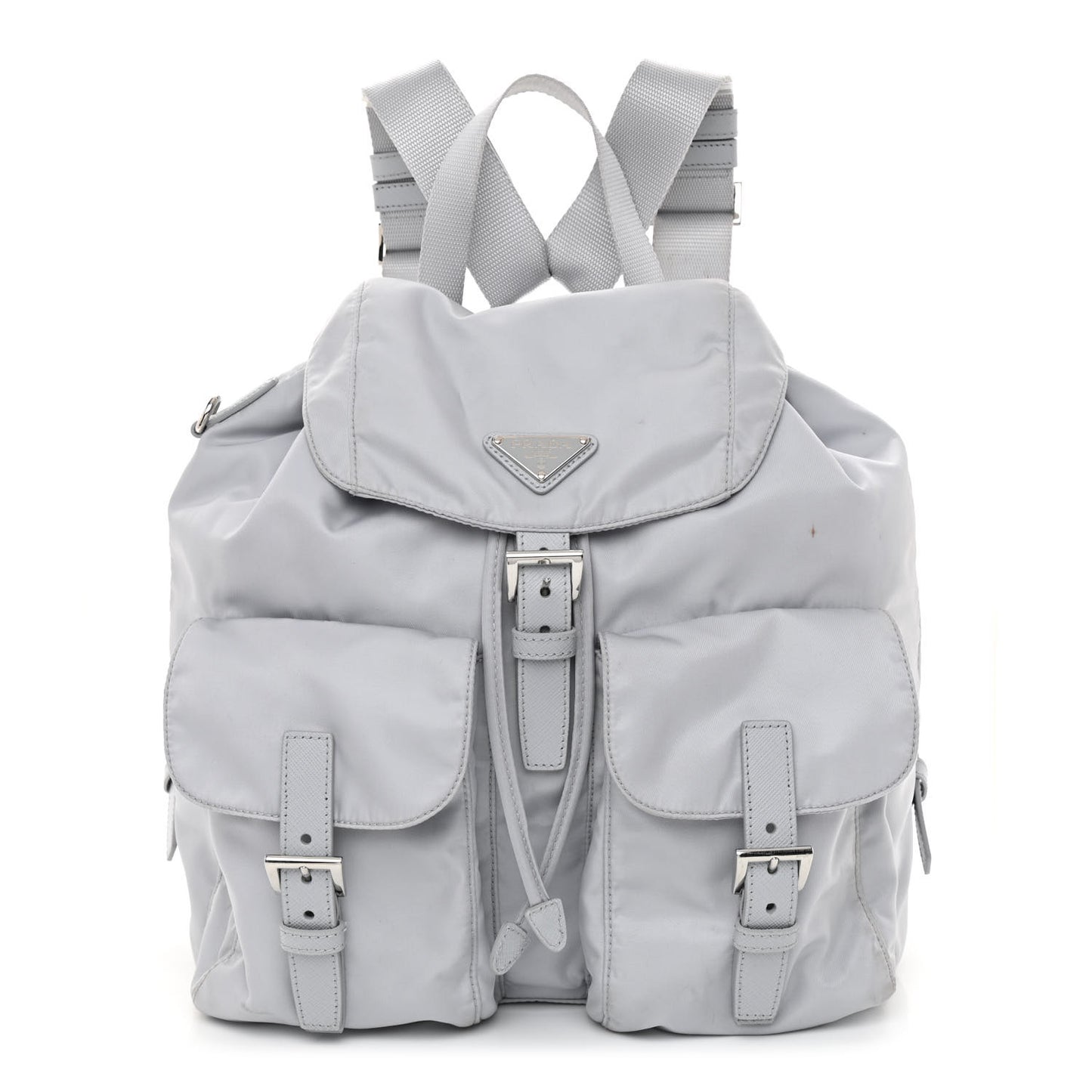 Tessuto Nylon Vela Small Backpack Light Grey