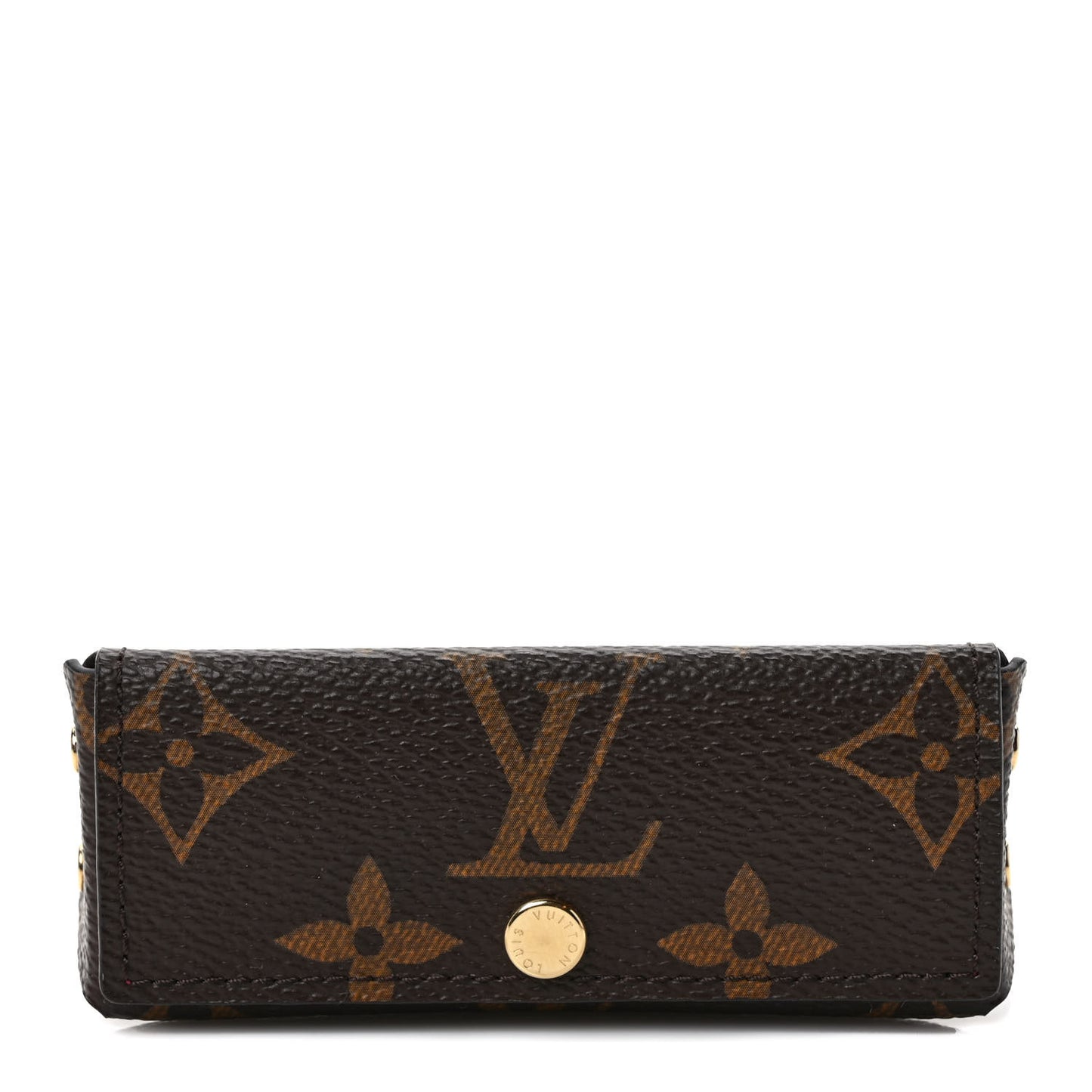 Monogram Lipstick Case Fuchsia