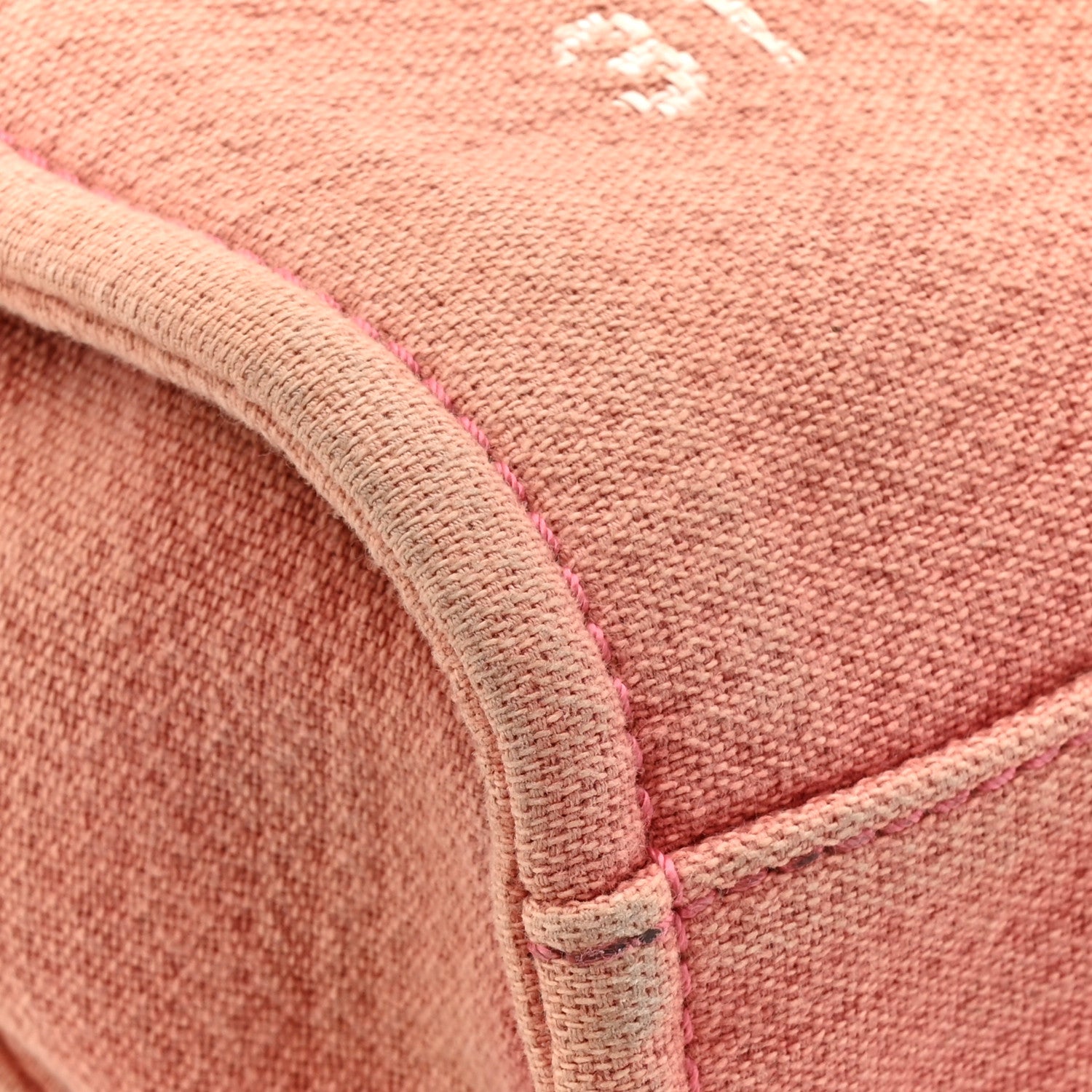 Chanel Canvas Mini Deauville Tote Red 10 of 14