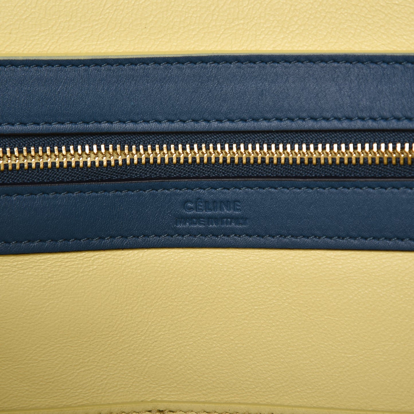 Smooth Calfskin Small Tassel Cabas Phantom Deep Blue