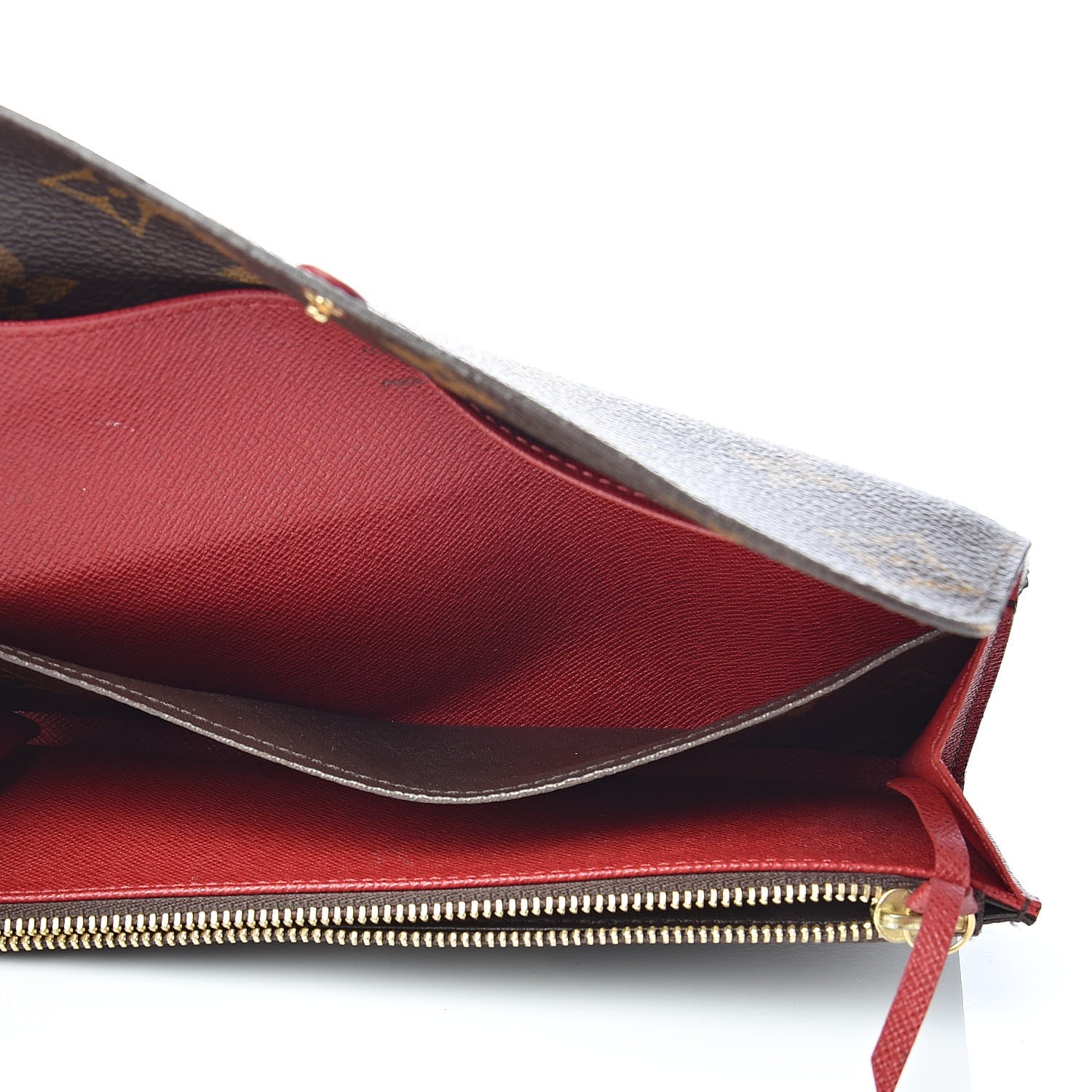 Louis Vuitton Monogram Emilie Wallet Fuchsia 5 of 16