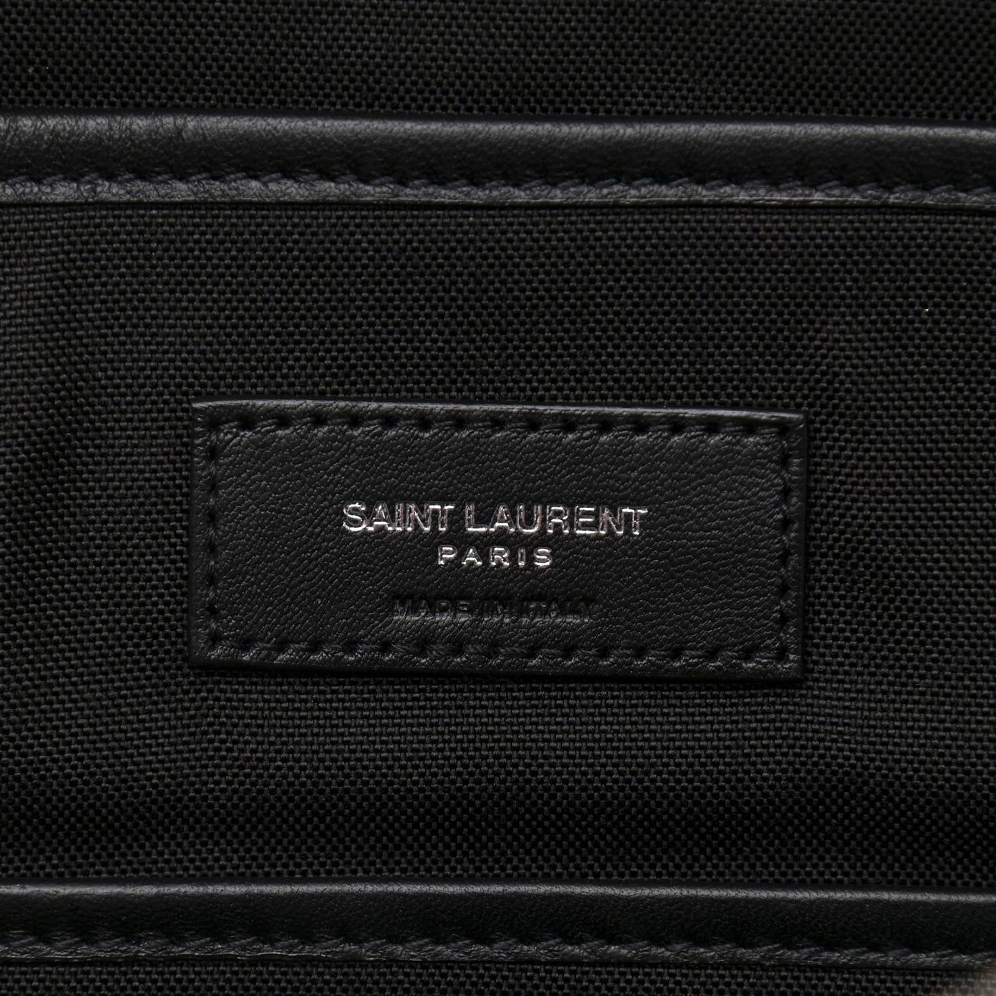 Calfskin Checked Print Nuxx Backpack Black White