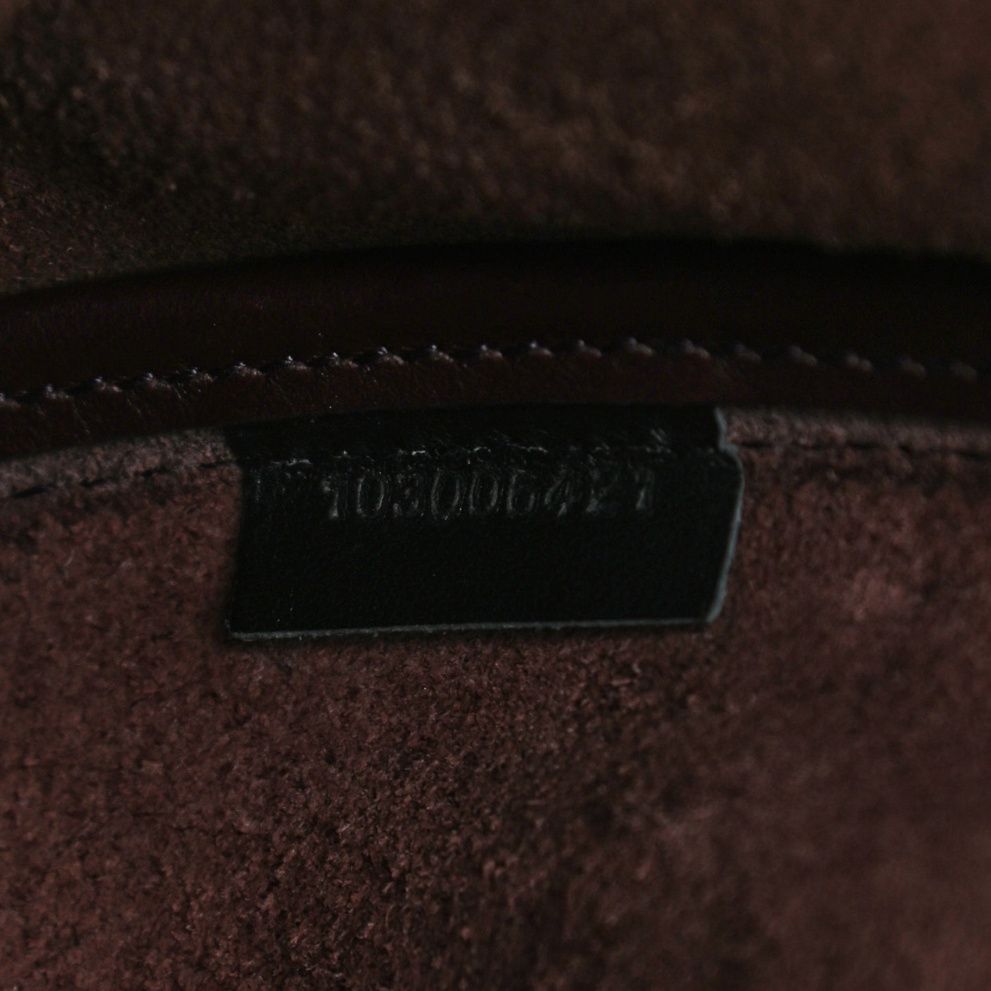 Calfskin Small Ruched Tote Chocolate Plum