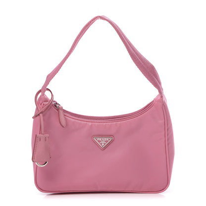 Prada Tessuto Nylon Mini Re-Edition 2000 Bag Begonia 1 of 12