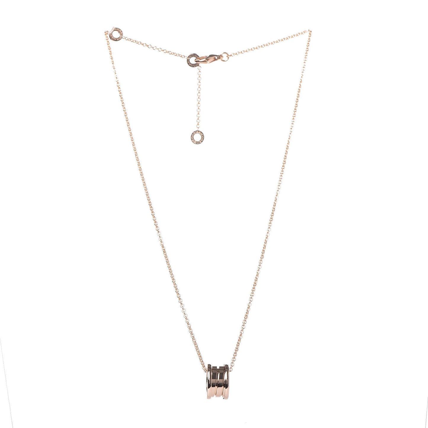 18K Rose Gold B.Zero1 Pendant Necklace
