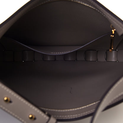 Chloe Small Grain Smooth Calfskin Medium Darryl Hobo Motty Grey 4 of 12