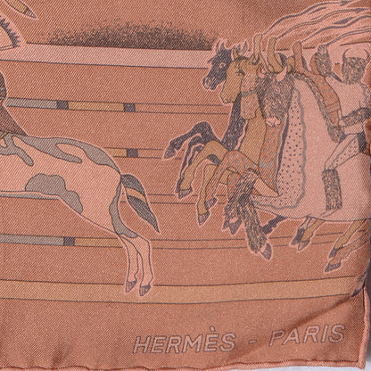 Hermes Silk Dip Dye Carre en Carres Scarf 90 4 of 7