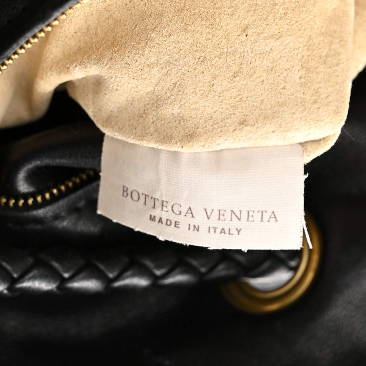 Bottega Veneta Nappa Intrecciato Butterfly Shoulder Bag Black 7 of 11