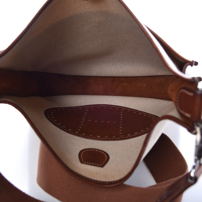 Hermes Toile Natural Barenia Evelyne II PM Fauve 5 of 10