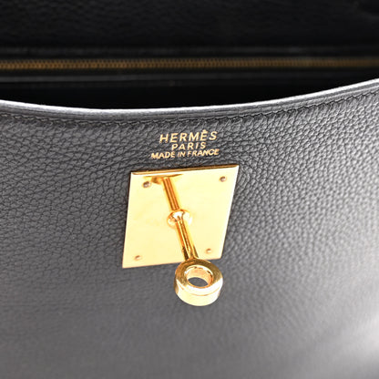 Hermes Togo Kelly Retourne 32 Black 6 of 10