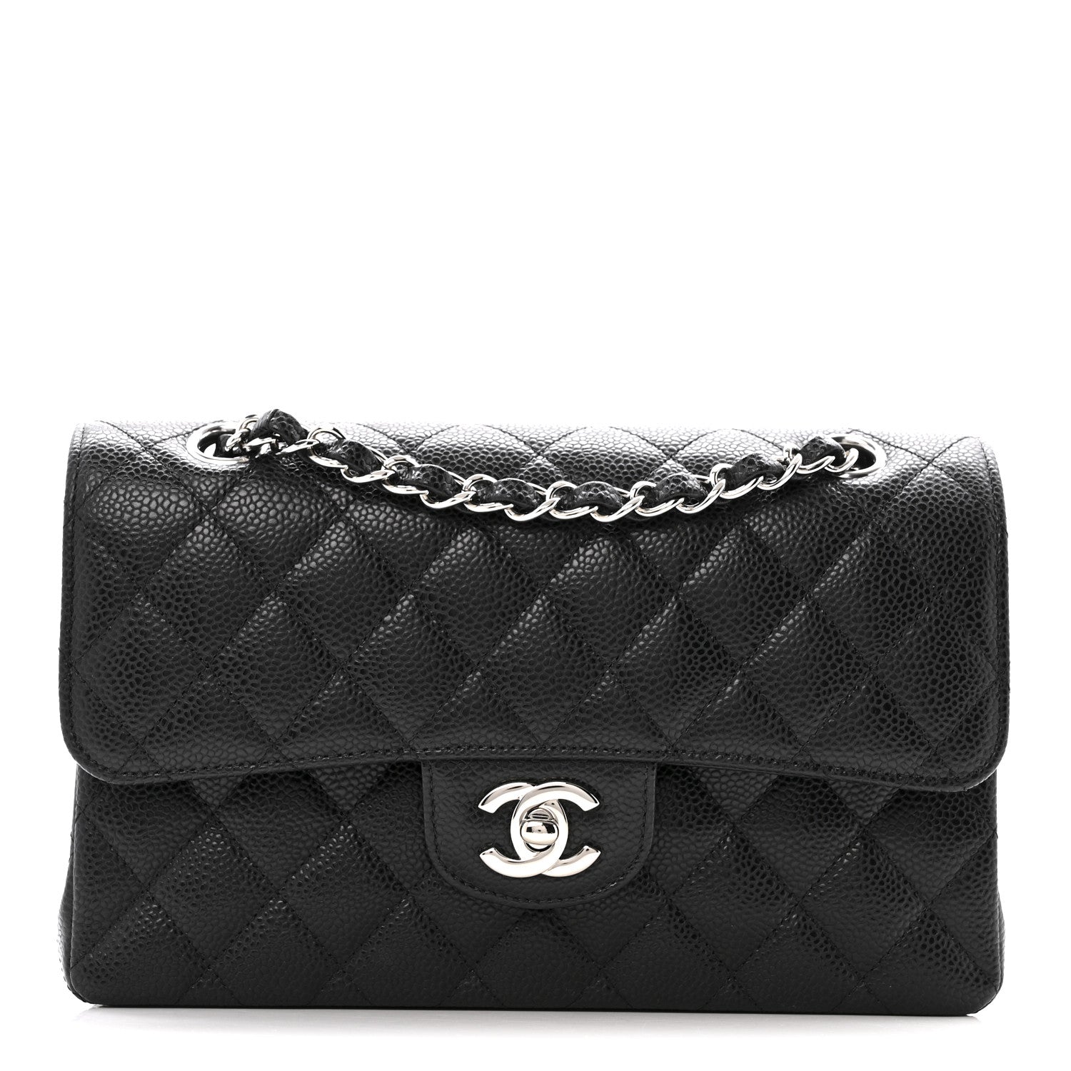 Chanel Caviar Quilted Small Double Flap Black 1 of 13