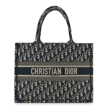 Christian Dior Oblique Medium Book Tote Blue Multicolor 1 of 8