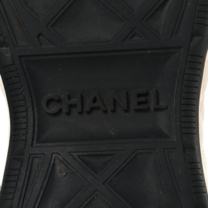 Chanel Velvet Calfskin Mixed Fibers CC Sneakers 35 Black 8 of 9