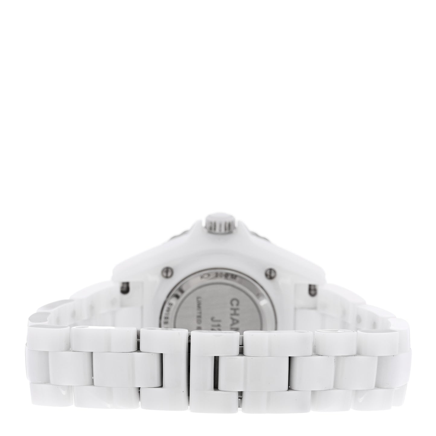 Stainless Steel Ceramic 33mm J12 Wanted de Chanel Limited Edition Quartz Watch White