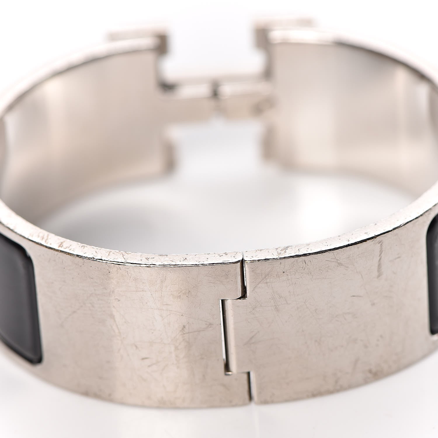 Hermes Enamel Wide Clic Clac H Bracelet PM Black 5 of 6