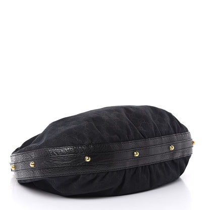 Gucci Monogram Medium Interlocking Hobo Black 4 of 10