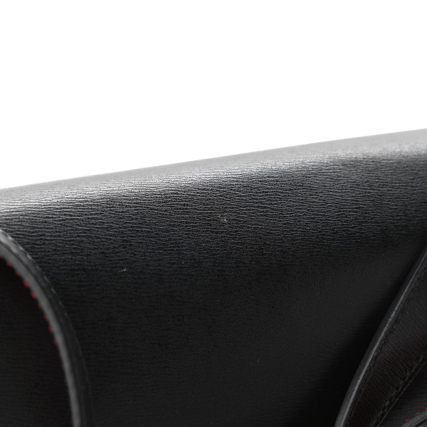Calfskin Gancio City Saddle Bag Black