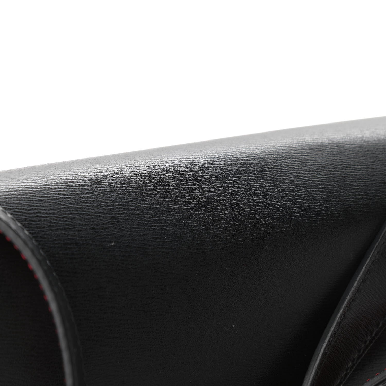 Salvatore Ferragamo Calfskin Gancio City Saddle Bag Black 9 of 10