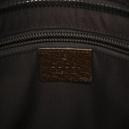 Gucci Monogram Flat Messenger Bag Dark Brown 6 of 14