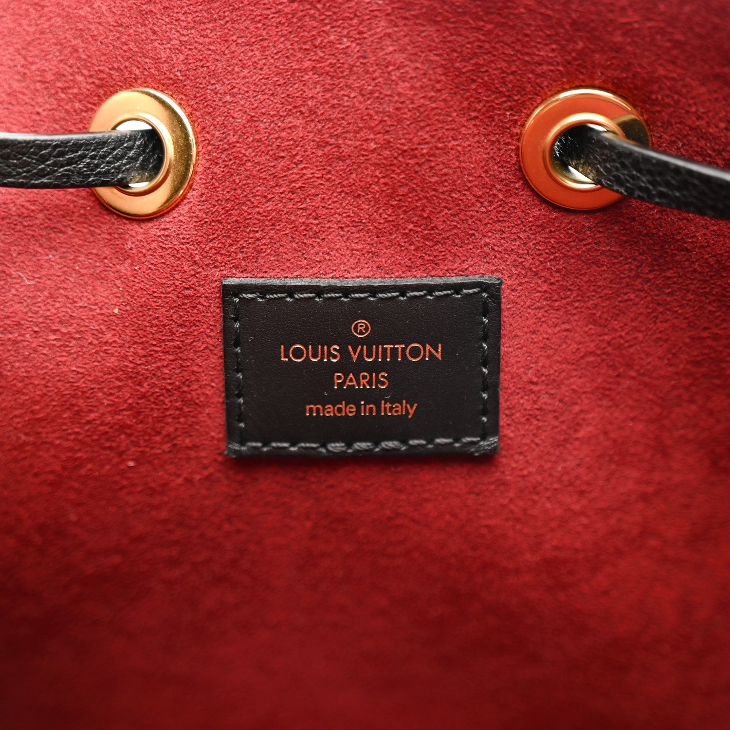 Louis Vuitton Empreinte Monogram Giant Neonoe Red Black Beige 7 of 10