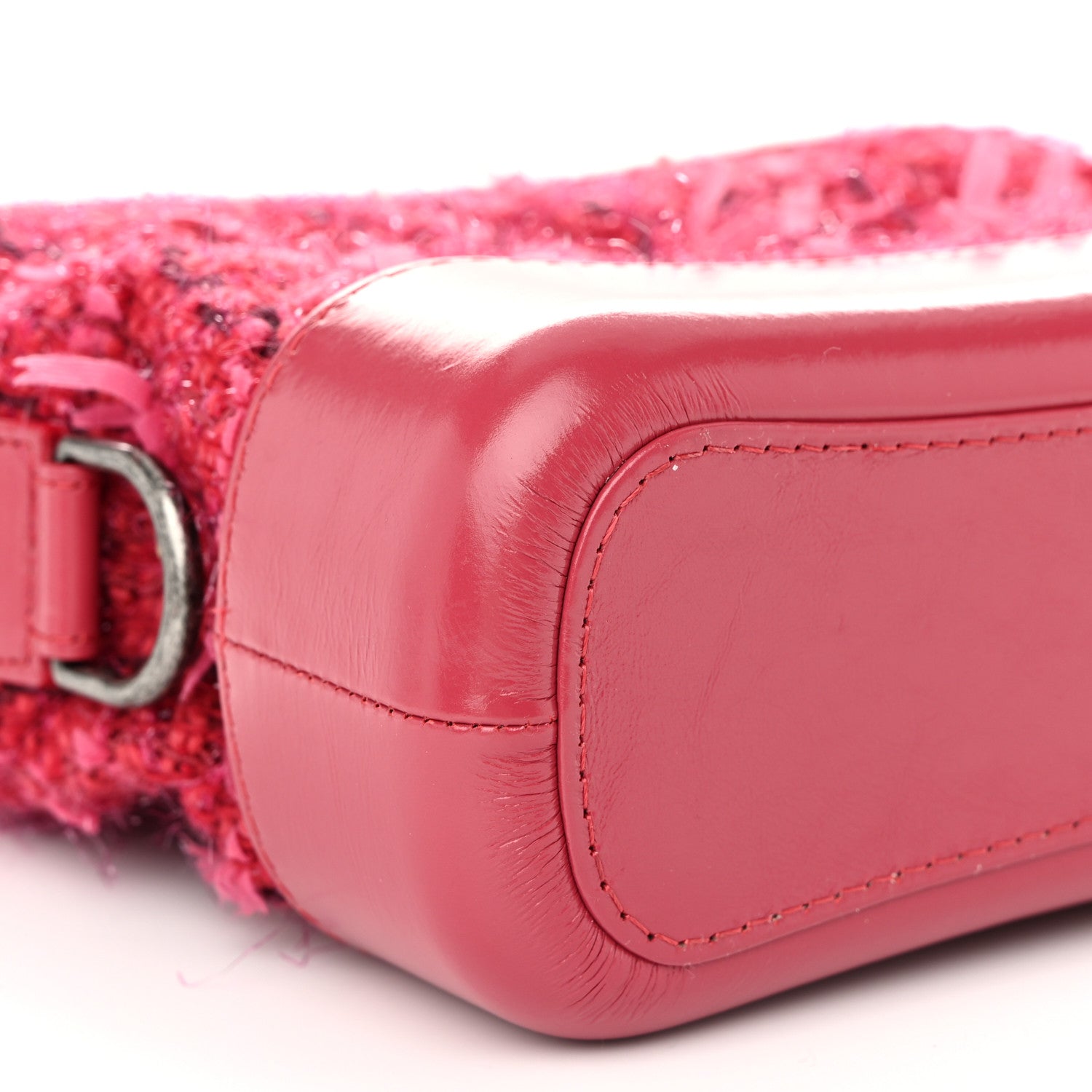 Chanel Tweed Calfskin Small Gabrielle Hobo Pink 9 of 11