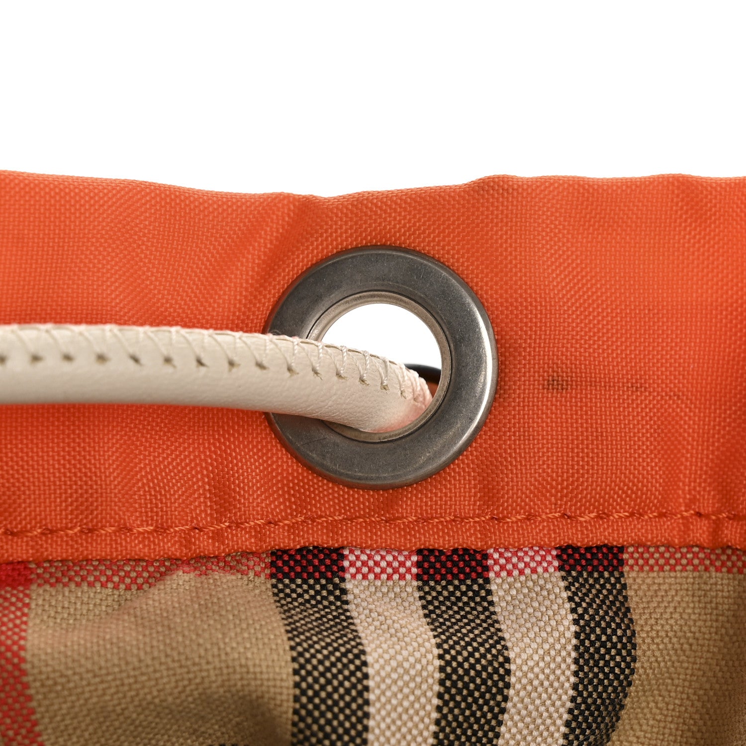 Burberry Nylon Medium Colorblock Rucksack Backpack Orange Red Parade 12 of 16
