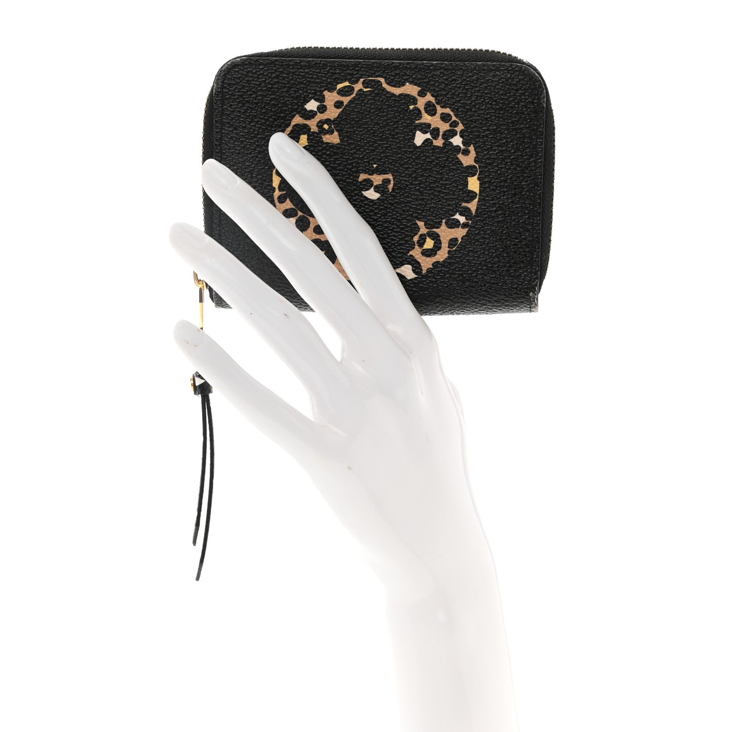 Monogram Giant Jungle Zippy Coin Purse Black