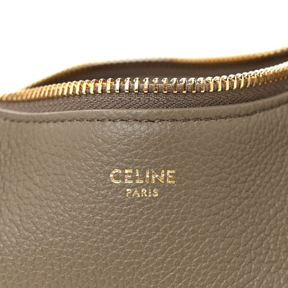 Celine Supple Grained Calfskin Teen Lulu Shoulder Bag Souris 6 of 9