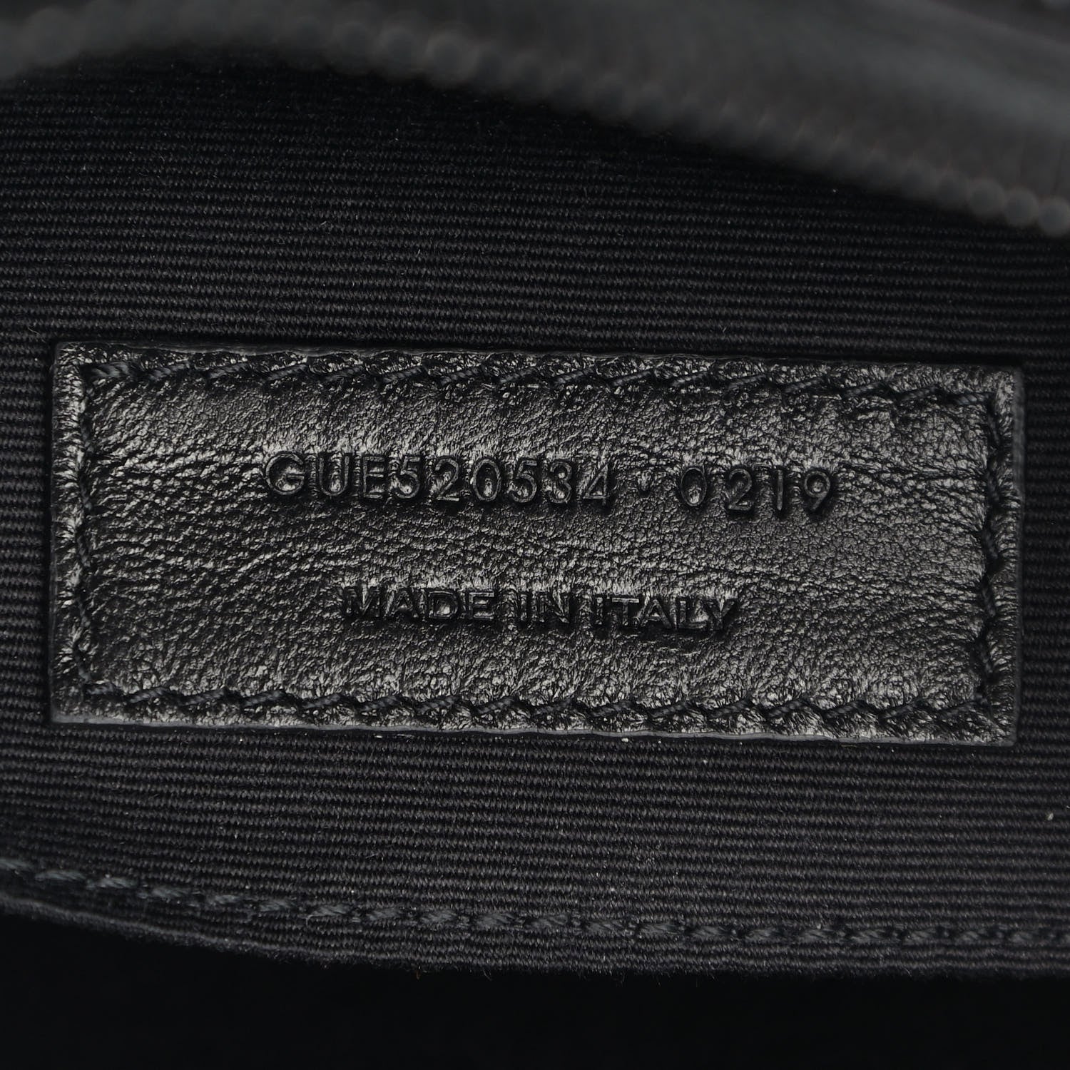 Saint Laurent Calfskin Matelasse Monogram Lou Camera Bag Black 7 of 11