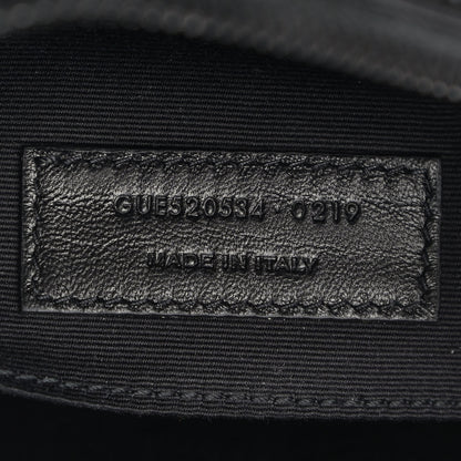 Saint Laurent Calfskin Matelasse Monogram Lou Camera Bag Black 7 of 11