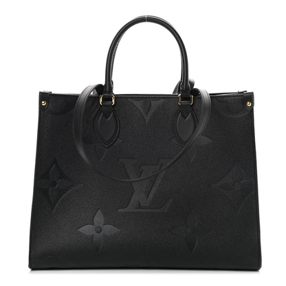 Louis Vuitton Empreinte Monogram Giant Onthego MM Black 1 of 7