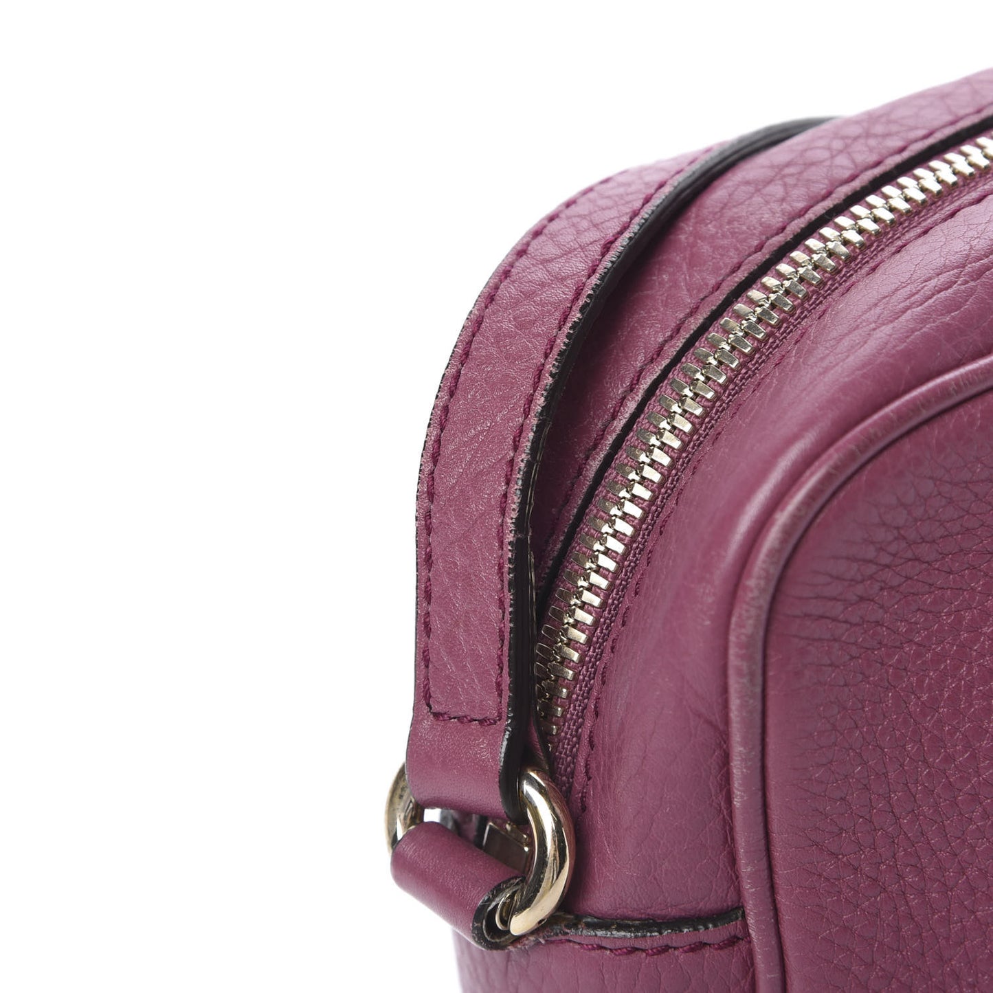 Pebbled Calfskin Small Soho Disco Bag Peonia Flower