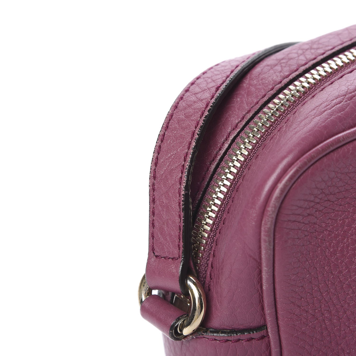 Gucci Pebbled Calfskin Small Soho Disco Bag Peonia Flower 12 of 14