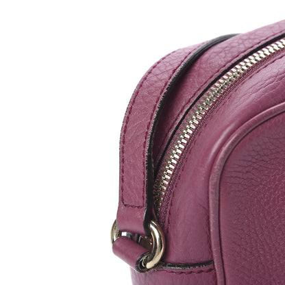 Gucci Pebbled Calfskin Small Soho Disco Bag Peonia Flower 12 of 14