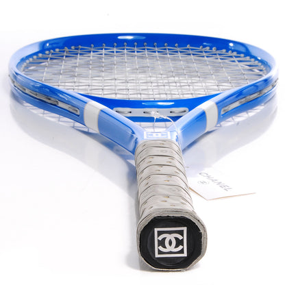 Chanel Tennis Racket and 2 Tennis Balls Blue 5 of 6
