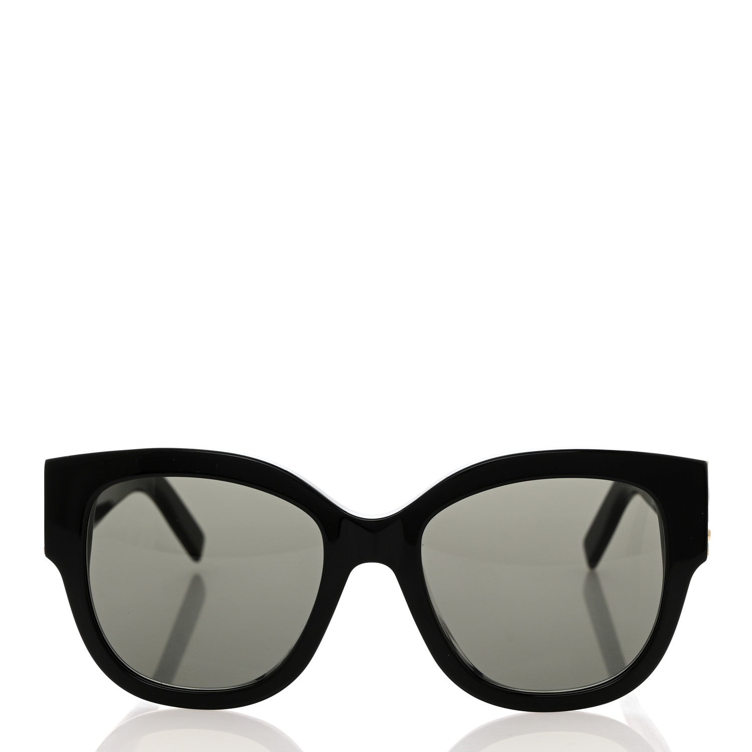 Saint Laurent Acetate Cateye Sunglasses SL M95 F Black 2 of 7