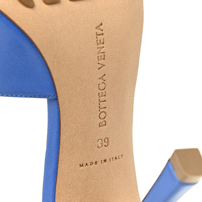 Bottega Veneta Lambskin Stretch Mule Sandals 39 Aquarium 7 of 8