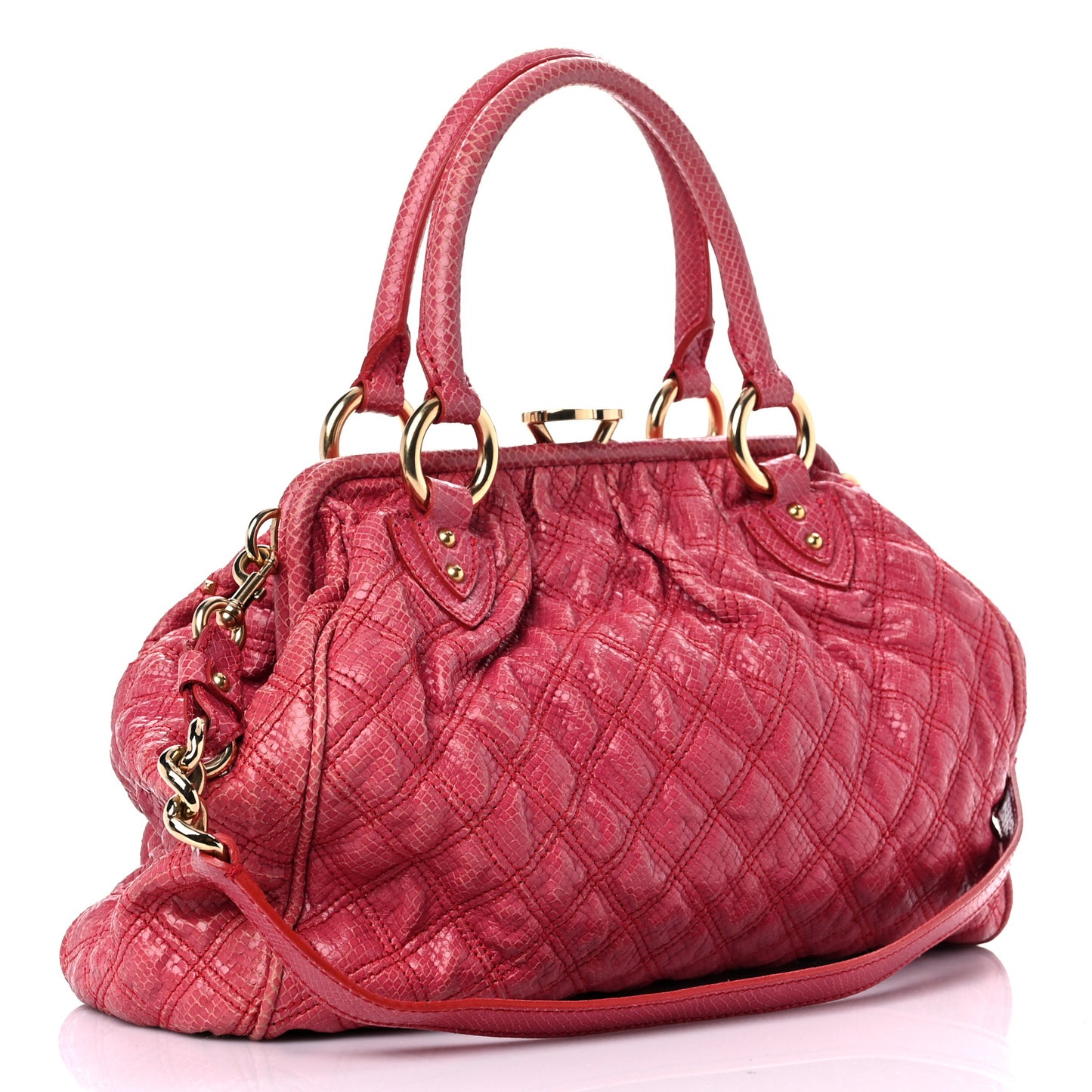 Python Embossed Stardust Stam Pink