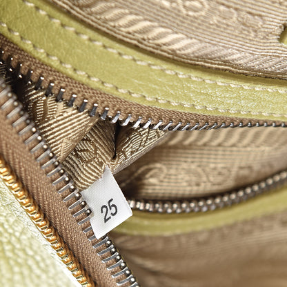 Prada Vitello Daino Satchel Cedro 8 of 13