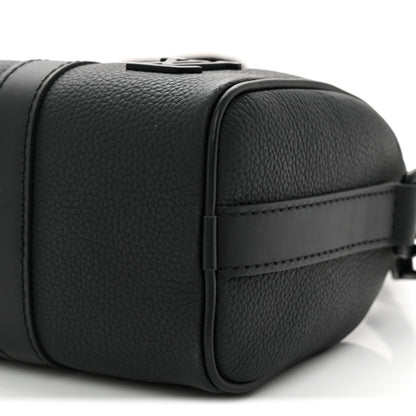 Louis Vuitton Grained Calfskin Aerogram Keepall XS Black 9 of 9